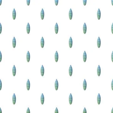 Surfboard pattern creating a seamless summer background Stock Illustration