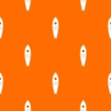Surfboard pattern seamless Stock Illustration