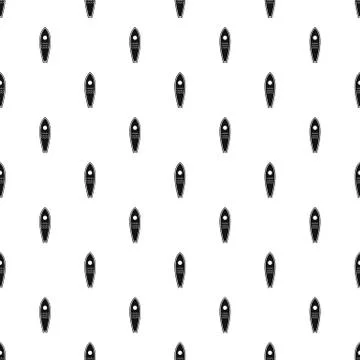 Surfboard pattern, simple style Stockillustratie