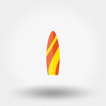 Surfboard. Vector illustration Stock Illustration