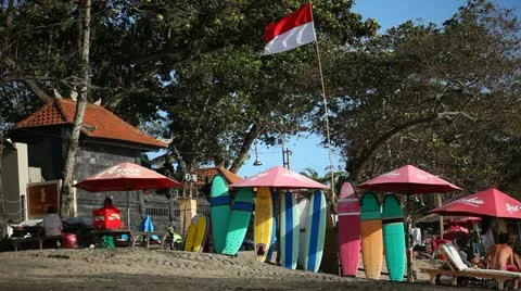 Surfboards Stock Footage 22113622