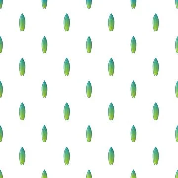 Surfboards pattern creating a vibrant tropical summer background Illustrazione stock