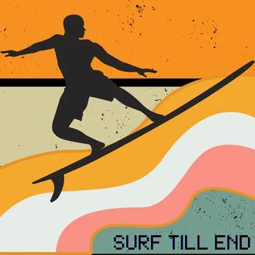 Surfer 2 Stock Illustration