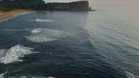 Surfer at Avalon Beach, Sydney Stock Footage 90316033