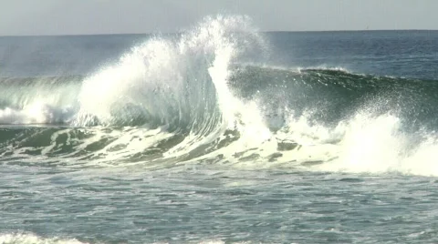Surfer in barrel Stock Footage 590548
