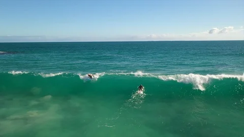 Surfer on big wave Stock Footage 121843120
