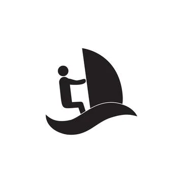 Surfer on the board icon. Elements of beach holidays icon. Premium quality 스톡 일러스트