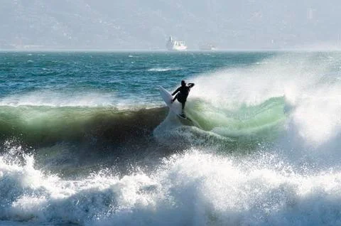Surfer at Chile Fotos de archivo