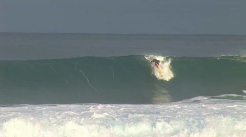 Surfer cruizing HQ Stock Footage 278143