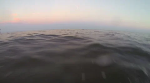 Surfer enjoying the ocean Stock Footage 42546445