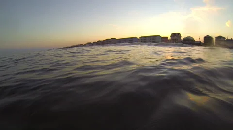 Surfer enjoying the ocean Stock Footage 42547228