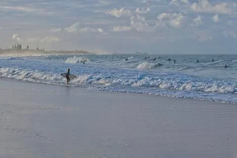 Surfer enjoying waves. Foto stock