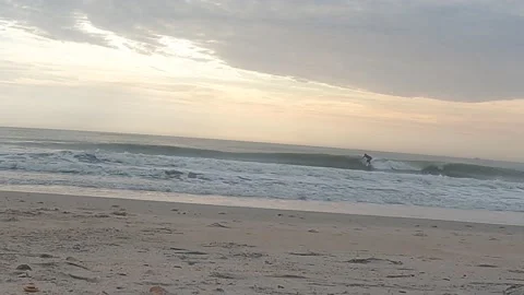 Surfer falling off the wave Stock Footage 155901073