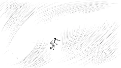 Surfer Stock Footage 127534881