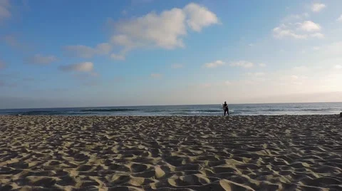 Surfer Goes Home Video stock 65059641