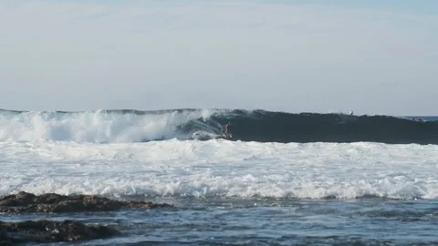 Surfer in Lanzarote Stock Footage 102239802