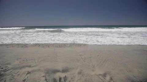 Surfer looking at the Waves 1 Stock Footage 83057307