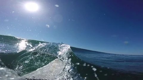 Surfer paddling Stock Footage 82953208