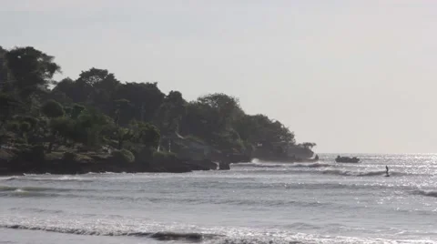 Surfer Rides on the Water Stock Footage 67532558