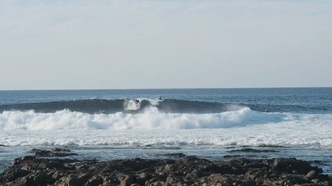 Surfer Riding Wave Stock Footage 101892711