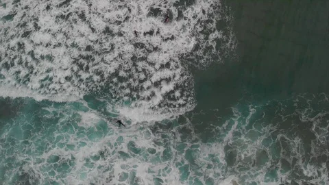 Surfer riding the wave Stock Footage 107678336