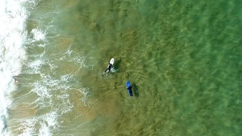 Surfer setting up for a wave Stock Footage 99754062