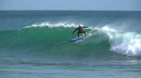 Surfer slowmotion cool 库存影片 35787140