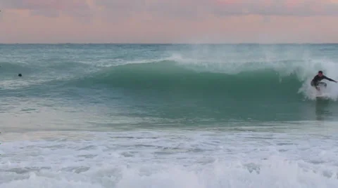 Surfer surfing Stock Footage 27881818