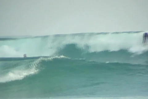 Surfer Three Turns Stock Footage 312012