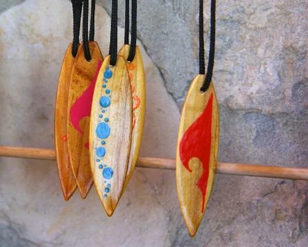 Surfer trinket Stock Photos