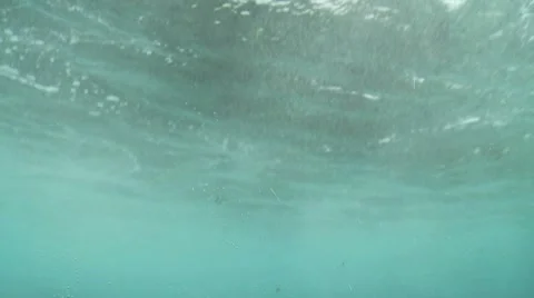 Surfer underwater Stock Footage 8989666