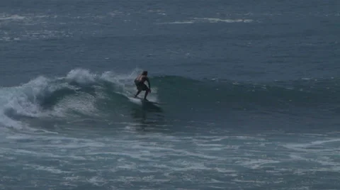 SURFER IN WAVE Stock Footage 27331844