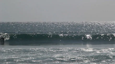 Surfer on a Wave Stock Footage 67371254