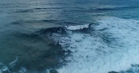 Surfer on a wave Stock Footage 96131158