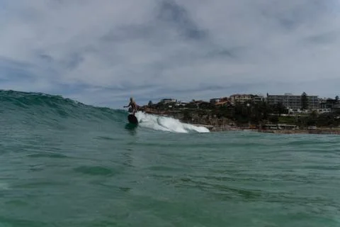 Surfer wave Stock Photos