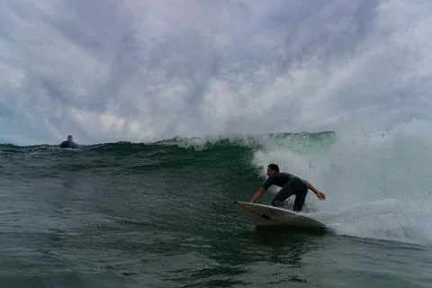 Surfer wave Stock Photos