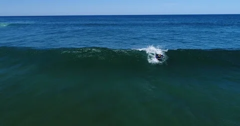 Surfer wreck in the ocean Stock Footage 107408867