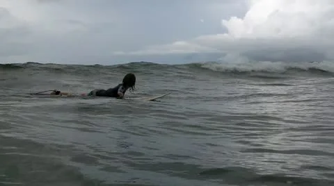 Surfer(HD)c Stock Footage 9136508