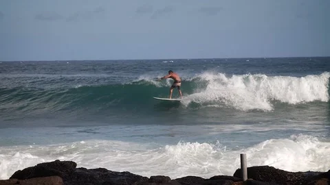 Surfers 169 Stock Footage 155495492