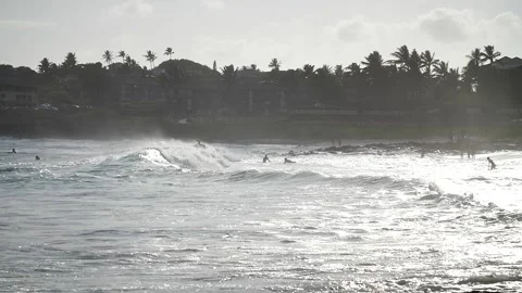 Surfers 170 Stock Footage 155495491