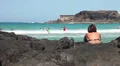 Surfers in action, riding the waves HD Footage