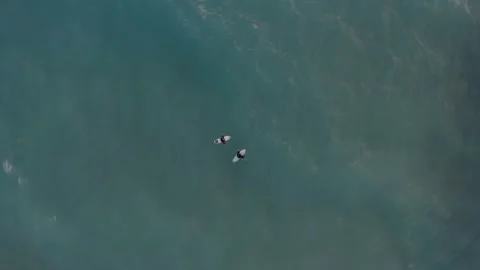 Surfers alone Stock Footage 236149737