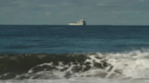 Surfers at the beach Stock Footage 46807889