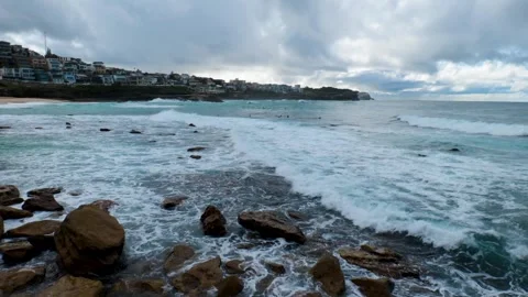 Surfers At Bronte Beach Stock Footage 286298155