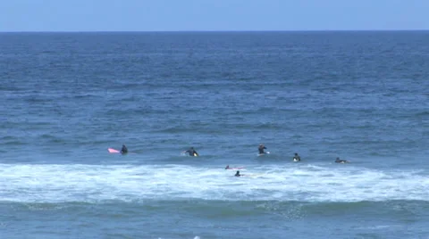 Surfers Stock Footage 27877540
