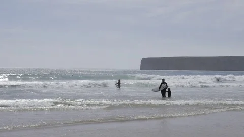 Surfers Stock Footage 78449195