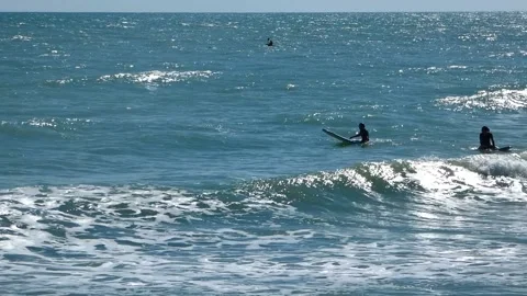 Surfers Stock Footage 205364127