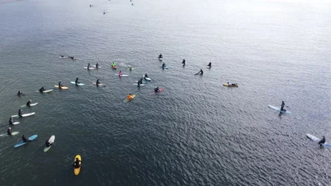 Surfers in the Ocean - 2 動画素材 231564801