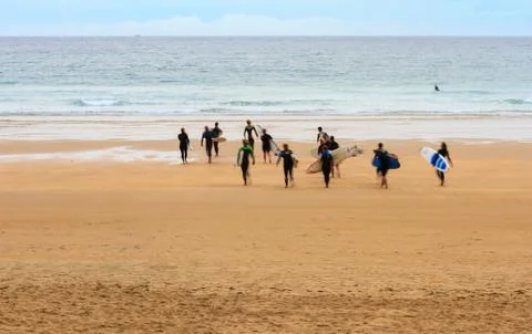 Surfers Stock Photos