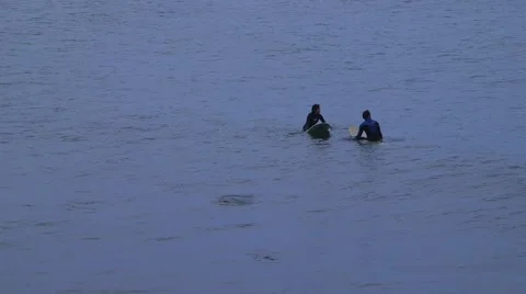 Surfers at Point Judith 스톡 동영상 67017474